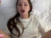 Wife came to clean for an hour, I cum in her mouth 13/16