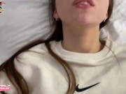 Wife came to clean for an hour, I cum in her mouth 14/16