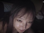 パイパンまんこで生ちんぽを搾り取る♡ぬるぬる動く、M字開脚から逆駅弁で突きあげSEX（個人撮影、日本人素人、おさんぽ牛乳） 9/16