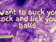 Audio Only: ASMR Blowjob~Suck Cock and Lick Balls~Female Moans~Orgasm guaranteed! 1/16