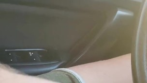 VERY RISKY! Playing with my Sissy Clit by a Busy Road!