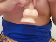 Jerk off watching my oily tiny hot boobies 12/16