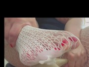 You are now a submissive for your curvy blonde boss! 13/16