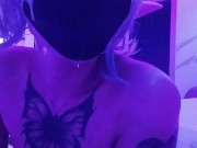 Halloween Nyauri1 #14  POV gotica cosplayer in the jacuzzi part 2 13/16