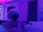 Halloween Nyauri1 #14  POV gotica cosplayer in the jacuzzi part 2 6/16