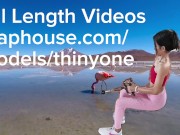 Asian babe has long pink legs like pelican but got fucked like little monkey 1/16