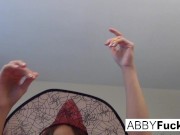 Abigail plays with herself 7/16