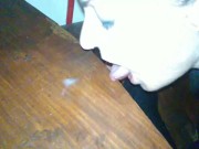 Mature milf stepmom licking saliva while getting fucked in the ass from behind 9/16