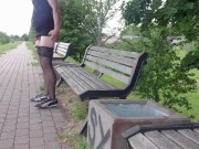 Femboy posing naked butt in a public place 8/16