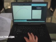 POV Interactive Threesome Sex With Hot Office Babes 1/16