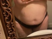 Before shower show off 12/16