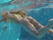 Swimming pool erotics by Nata sexy Latvian