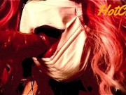 Halloween fetish Dildo vulgar Blowjob 6/16