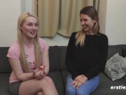 Ersties - Hot Blonde Quivers As Rebecca Tongues Her Clit 6/16