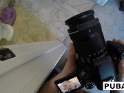 Babe does a sexy tease in a Motel Room 14/16