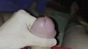 Cum on red panties