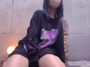 【4K】はじめての露出オナニー！！！ ムラムラしちゃって外から丸見えのベランダで こっそりとオナニー💕 少しだけのつもりだったのに、止まらなくなって 徐々に激しくなっていく// 1/16