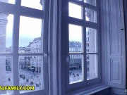 BIG NATURAL TITS Josephine Jackson Breaks In Stepdad’s New Penthouse w Wild THREESOME 4/16