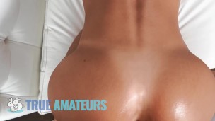 TRUE AMATEURS - Miss Magnificent's Ass Takes A Big Cock From Behind Making It Cream All Over it