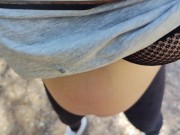 Pregnant walking through the mountains 10/16