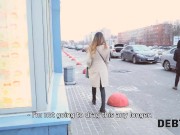 DEBT4k. Insistent debt collector breaks into girls house 2/16