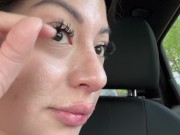 Latina Drives Around In Public With Cum On Her Face After Sucking The Soul Out Of Him!!! 13/16