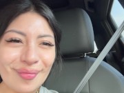 Latina Drives Around In Public With Cum On Her Face After Sucking The Soul Out Of Him!!! 14/16