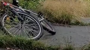 Jerking off in public park