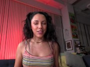 Selena Ivy sucks and fucks Mr. POV in this point of view blowjob sex video called 