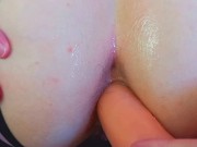 ANAL DILDO RIDE, crotchless lingerie, big ass, german dirty talk - Ela Stance 7/16