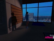 Muscle guy fucking a big tits futa babe in the shower in a 3d porn animation 4/16