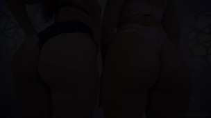 Brunette PAWGs Ashlynn Taylor & Nika Venom Suck & Fuck Big Dick in Hot Threeway POV