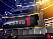 Elizabeth Thorn is way bigger than Luna Light, but they must battle on the mat today. Luna is a spit 4/16