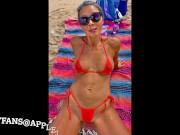 microbikini slut wife sucks and takes huge facial at the beach OnlyFans @ Appleliu-76 1/16