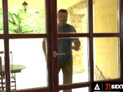 Busty 18yo Babe Has A Surprise For Old Grandpa 2/16