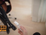 POV - Sex skill and masturbation scene with pornstar newbie Karina King 7/16