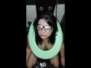 Kinky Mature cum eating on a shower 3/16