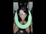 Kinky Mature cum eating on a shower 4/16