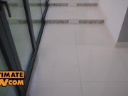 POV - Sexy threesome with your wife Amalia Davis and petite lez Candie Luciani 2/16