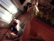 caught my stepsis doing yoga naked & cum on her face 2/16