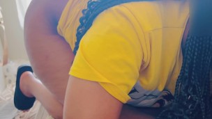 Woke him up with Blow Job.