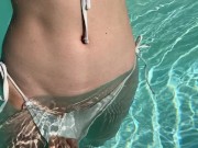 Everytime she makes a noise I stop touching her - Outdoor training 3/16