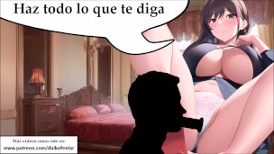 JOI futa, tu nueva ama tiene pene y quiere que se la chupes. En español.