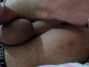 Fingering my asshole and cum 13/16
