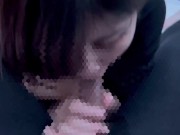 奥まで咥えさせられて興奮しながら「美味しい」と言っちゃうhentai彼女♡ cum in mouth 口内射精 10/16