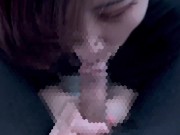 奥まで咥えさせられて興奮しながら「美味しい」と言っちゃうhentai彼女♡ cum in mouth 口内射精 2/16