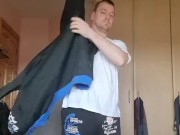 LongJohn0Hara changing into his gym wear 14/16