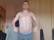 LongJohn0Hara changing into his gym wear 6/16