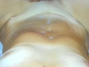 He licks my pussy and cum to my belly 16/16