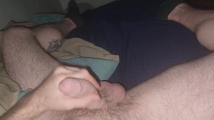 Quick jerk n tons of cum